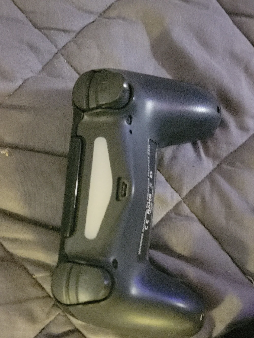 Sony Black Controller with Rainbow Silicone Thumb Caps